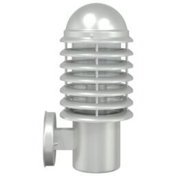 Berkfield Home Outdoor Wall Light Silver Stainless Steel - thumbnail 5