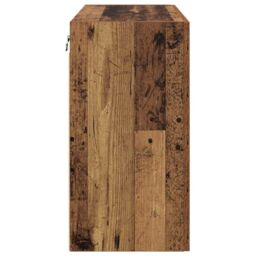Berkfield Home Wall Cabinet Old wood 60 x 31 x 60 cm Engineered wood in Brown - thumbnail 7