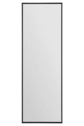 "MirrorOutlet Black Aluminium Edged Wall Leaner Mirror 47"" X 16"" (120 X 40CM) - Size: 1 Pack" - thumbnail 2