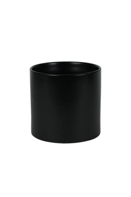 KDMD Hortus Sofia Matt Black Ceramic Pot 16cm - image 1