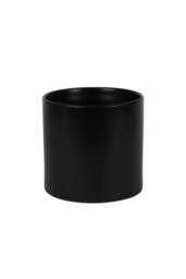 KDMD Hortus Sofia Matt Black Ceramic Pot 16cm - thumbnail 2