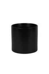 KDMD Hortus Sofia Matt Black Ceramic Pot 16cm - thumbnail 1