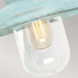 Netlighting Somerton 1 Light Outdoor Fisherman Dome Wall Light Verdi IP44 E27 in Green - thumbnail 3