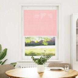 Berkfield Home Pleated Blind Pink 70x150 cm Fabric Width 69.4 cm Polyester - thumbnail 2