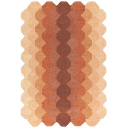 The Rug Shop UK Orange Handmade Wool Modern Abstract Easy To Clean Area Rug - Size: 160 cm x 230 cm - thumbnail 5