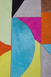 Orsina Safira Genunie Leather Abstract Wall Art - thumbnail 5