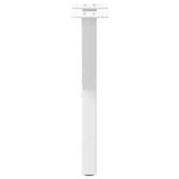 Berkfield Home Coffee Table Legs X-Shaped 2 pcs White 28x(42-43) cm Steel - thumbnail 6
