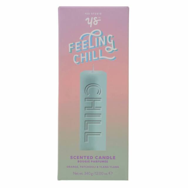 Yes Studio Feeling Chill Scented Candle Orange, Patchouli & Ylang Ylang in Green - image 1