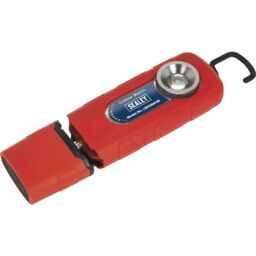 Loops 360Ã‚ ° Swivel Inspection Light - 24 SMD & 3W SMD LED - Rechargeable - CRI 96 - Red
