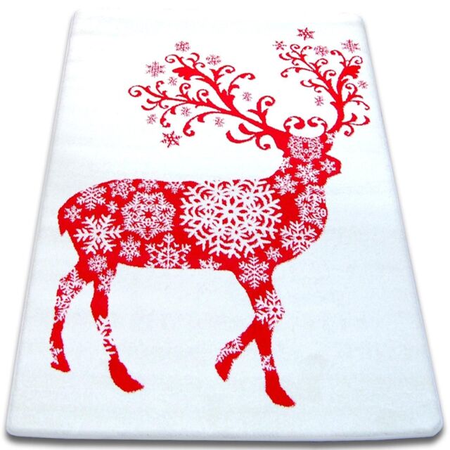 RugsX Xmas Rug in Red - Size: 100 cm x 170 cm - image 1