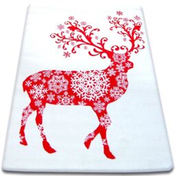 RugsX Xmas Rug in Red - Size: 100 cm x 170 cm - thumbnail 1