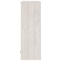 Berkfield Home Top for Highboard HAMAR White 85x35x100 cm Solid Wood Pine - Size: 85 x 35 x 100 cm - thumbnail 5