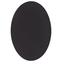 Berkfield Home Rugs Black Polyester 140 x 200 cm Non-slip Area Rug Circular - Size: Medium - thumbnail 2
