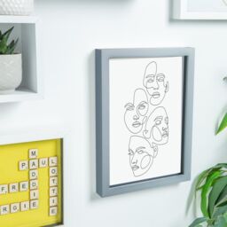 "Nicola Spring 3D Shadow Box Frames with A5 Mount - A4 (8"" x 12"") - Black Mount - Pack of 2 in Grey" - thumbnail 6