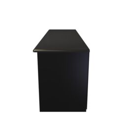 Ready Assembled 2 U Holborn Wide 1 Drawer TV & Media Unit (Ready Assembled) in Black - Size: Large - thumbnail 2