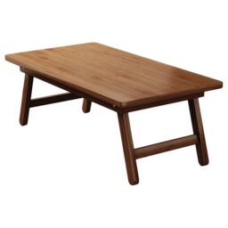 SPETLEK Bamboo Folding Coffee Table Tea Picnic Table 77L in Brown - Size: 0.6m2 - thumbnail 1