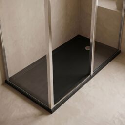 Balterley Resin Bath Replacement Shower Tray Slate Grey 1700 x 700mm - thumbnail 9