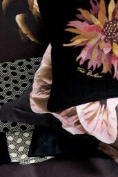 Ted Baker 'Geo Knit' Cotton Throw in Black - Size: 150 cm x 200 cm - thumbnail 3