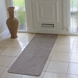 JVL Tanami Machine Washable Barrier Runner Doormat 50x150cm Beige - Size: 50 cm x 150 cm - thumbnail 2