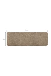 JVL Tanami Machine Washable Barrier Runner Doormat 50x150cm Beige - Size: 50 cm x 150 cm - thumbnail 5