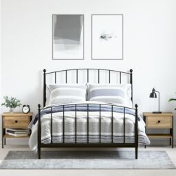 Berkfield Home Bedside Tables 2 pcs Artisan Oak 40x42x45 cm Engineered Wood in Beige - Size: 40 x 42 x 45 cm - thumbnail 1