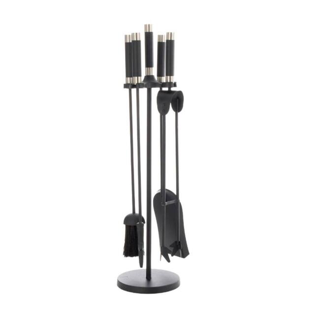 "Leecroft Contemporary Companion Set Black Pewter 25""" - image 1