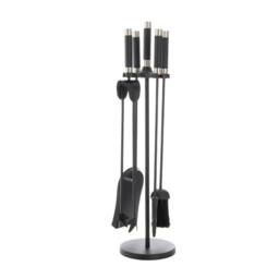 "Leecroft Contemporary Companion Set Black Pewter 25""" - thumbnail 2