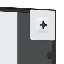 Berkfield Home Wall Mirror Black 30x80 cm Rectangle Iron - thumbnail 6