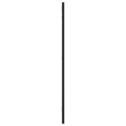 Berkfield Home Wall Mirror Black 30x80 cm Rectangle Iron - thumbnail 4