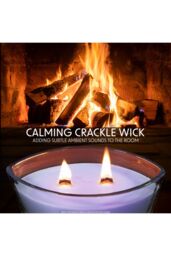 Deco Express Woodwick Candles - Black Cherry in Purple - thumbnail 2