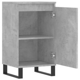 Berkfield Home Sideboard Concrete Grey 40x35x70 cm Engineered Wood in White - Size: 40 x 35 x 70 cm - thumbnail 6