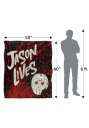 Warner Brothers Friday The 13Th Silky Touch Super Soft Throw Blanket 152x127cm in White - Size: 152x127 cm - thumbnail 3