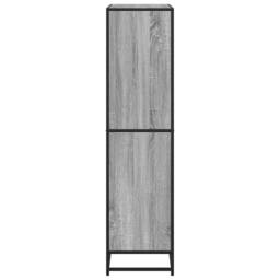 Berkfield Home Modern Bookcase Grey Sonoma 80.5x35x139 cm Engineered Wood - thumbnail 5