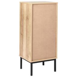 Wyld and Coco Bathroom Cabinet 40 x 92 cm Natural Rattan Front - thumbnail 6