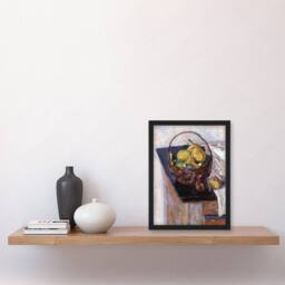 Artery8 Still Life The Basket of Fruit Bonnard Framed Wall Art Print - Size: A4 - thumbnail 4