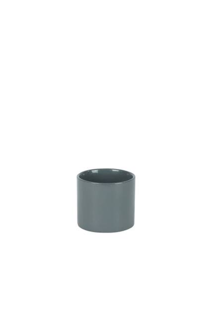 KDMD Hortus Sofia Glossy Grey Ceramic Pot 7cm 5 Pack - image 1