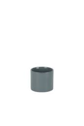 KDMD Hortus Sofia Glossy Grey Ceramic Pot 7cm 5 Pack - thumbnail 1