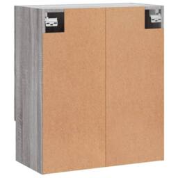 Berkfield Home Wall Cabinet Grey Sonoma 60x31x70 cm Engineered Wood - Size: 60 x 31 x 70 cm - thumbnail 8