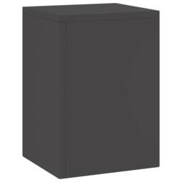 Berkfield Home Outdoor Plant Stands Pillar 2 pcs Black 24x24x35 cm Steel - Size: 24 x 24 x 35 cm - thumbnail 5