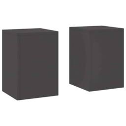 Berkfield Home Outdoor Plant Stands Pillar 2 pcs Black 24x24x35 cm Steel - Size: 24 x 24 x 35 cm - thumbnail 3