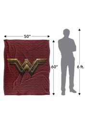Warner Brothers Justice League Officially Licensed Silky Touch Super Soft Throw Blanket 152 x 127 cm in White - thumbnail 5