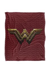 Warner Brothers Justice League Officially Licensed Silky Touch Super Soft Throw Blanket 152 x 127 cm in White - thumbnail 1