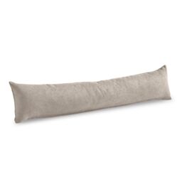 Luxury Living Velvet Chenille Draught Excluder in Taupe - Size: 90 cm x 15 cm - thumbnail 6