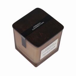 French Connection Square Praline & Cream Candle Long-Lasting Luxury Gift in Brown - Size: XL - thumbnail 4