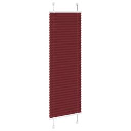Berkfield Home Pleated Blind Bordeaux Red 40x150 cm Fabric Width 39.4 cm Polyester