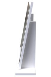 Ready Assembled 2 U Dover Mirror (Ready Assembled) in White - thumbnail 2