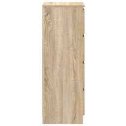 Berkfield Home Sideboard Sonoma Oak 37.5x35x99 cm Engineered Wood in Light Tan - thumbnail 7