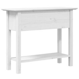 Berkfield Home Console Table BODO White 90x34.5x73 cm Solid Wood Pine - thumbnail 6