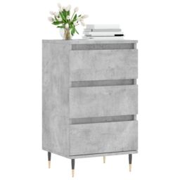 Berkfield Home Sideboard Concrete Grey 40x35x70 cm Engineered Wood - Size: 40 x 35 x 70 cm - thumbnail 3