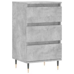 Berkfield Home Sideboard Concrete Grey 40x35x70 cm Engineered Wood - Size: 40 x 35 x 70 cm - thumbnail 2